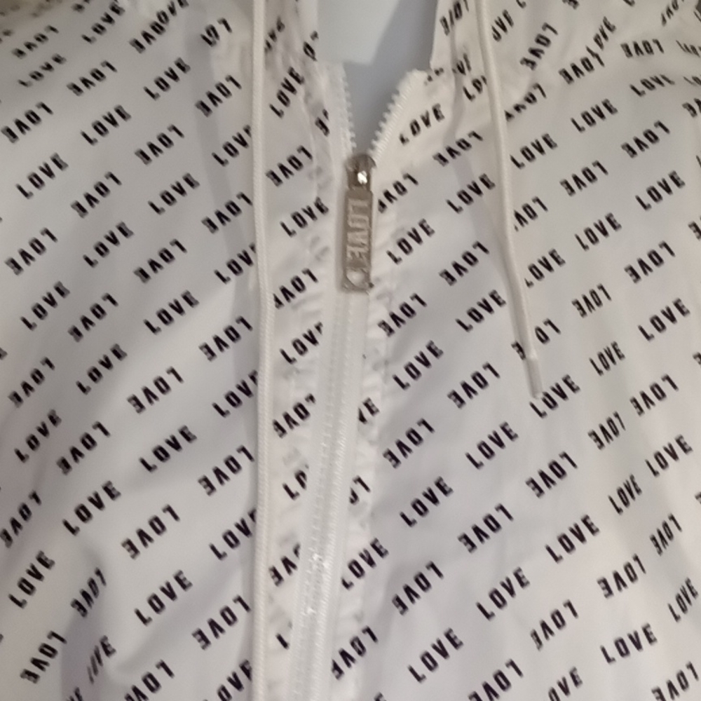 Love Hooded+( Lightweight lined ) jacket  sz 1X $4 - Picture 4 of 11